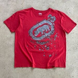 Y2k Red Ecko Untld Tee Shirt